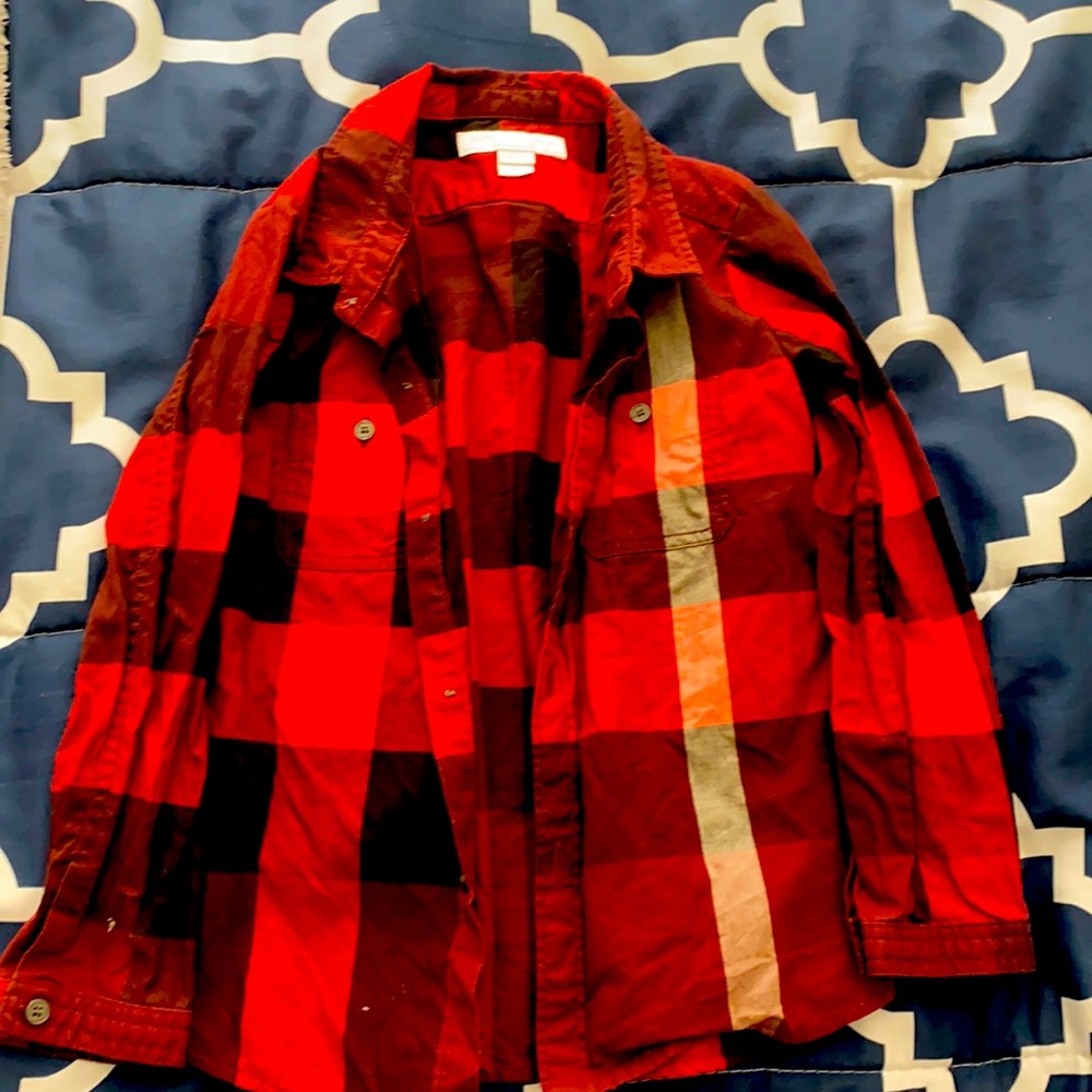 Infant Burberry button down dress shirt. 3y